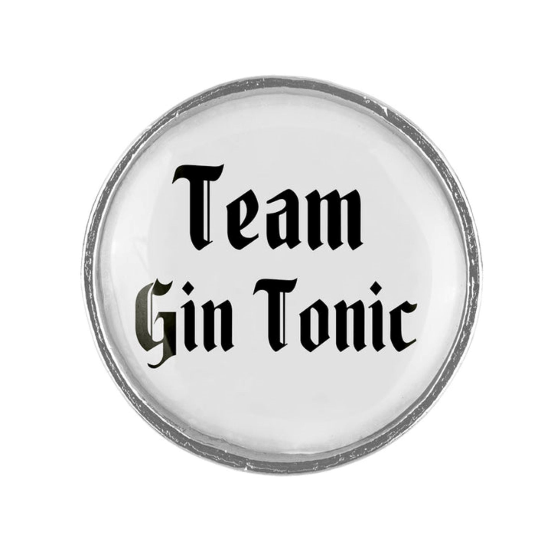 Gaudiknopf Team Gin Tonic schlicht